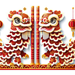 Dragon Dance Delight: Celebrating Chinese New Year, Year of Dragon