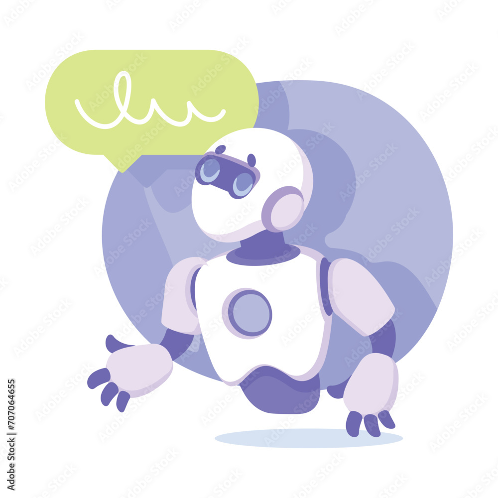 Poster artificial intelligence and digital brain neural network vector illustration