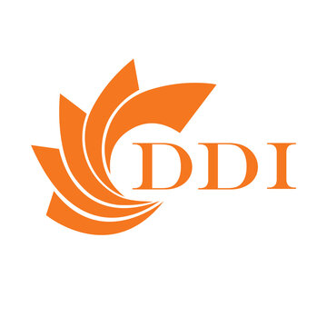 DDI letter design. DDI letter technology logo design on a white background. 