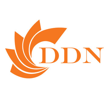 DDN letter design. DDN letter technology logo design on a white background. 