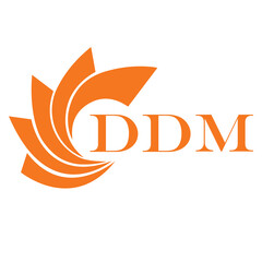 Fototapeta na wymiar DDM letter design. DDM letter technology logo design on a white background. 