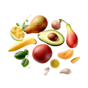 Icaco isolated on transparent background