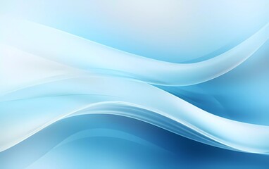 Light blue abstract background with bright light. generative ai