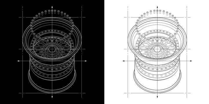 Wheel Rim Sketch