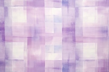 Lilac vintage checkered watercolor background.
