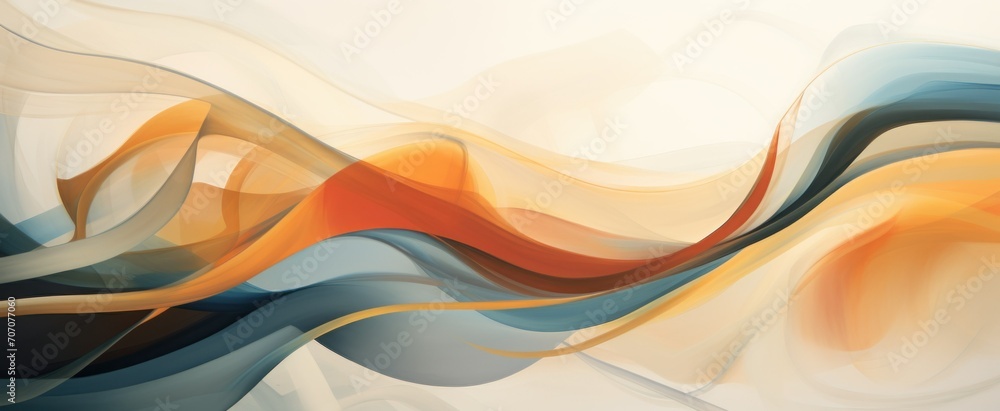 Aufkleber dynamic abstract swirls in motion background. abstract background capturing the essence of movement 