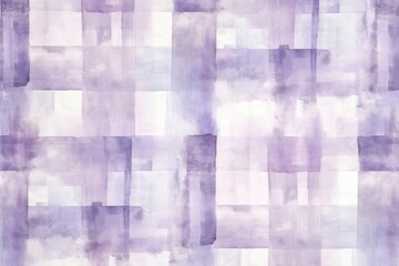 Lilac vintage checkered watercolor background