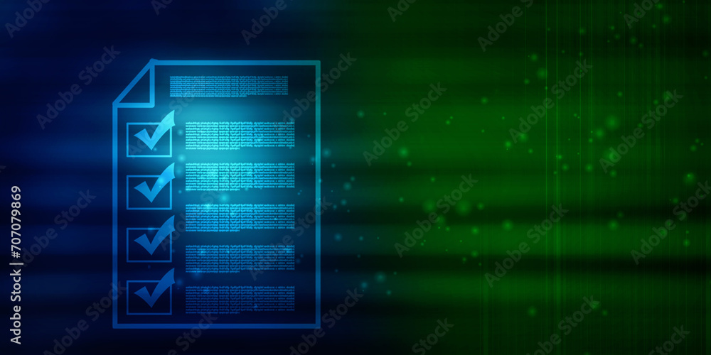 Aufkleber 2d rendering abstract documents concept