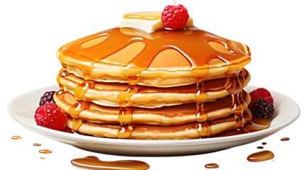 Poster pancakes png, breakfast stack, syrup drizzle, sweet morning treat, pancake clipart, delicious brunch, isolated pancakes, transparent background, culinary illustration, tasty flapjacks        © Vectors.in