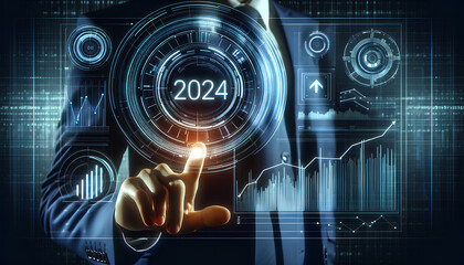 Human hand and a robotic hand reaching towards each other