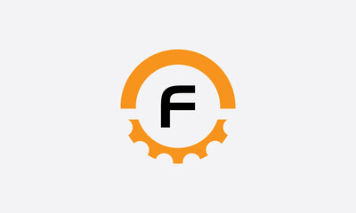 Engineering logo, gears and wrench with letter, logo design. Wrench service industry, industrial and mechanical symbol design. Gear Circle icon design.