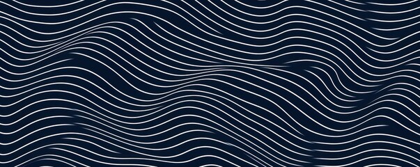 Navy repeated line pattern 