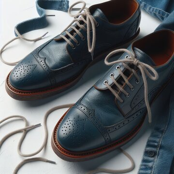 pair of  man shoes