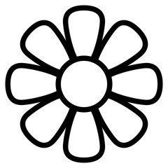 Obraz premium flower icon