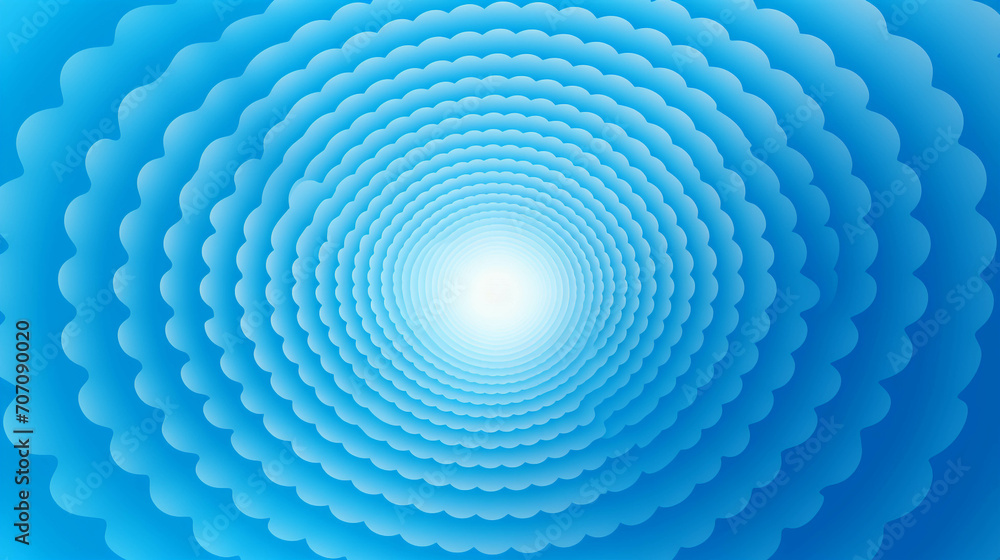 Poster blue circle pattern background image.