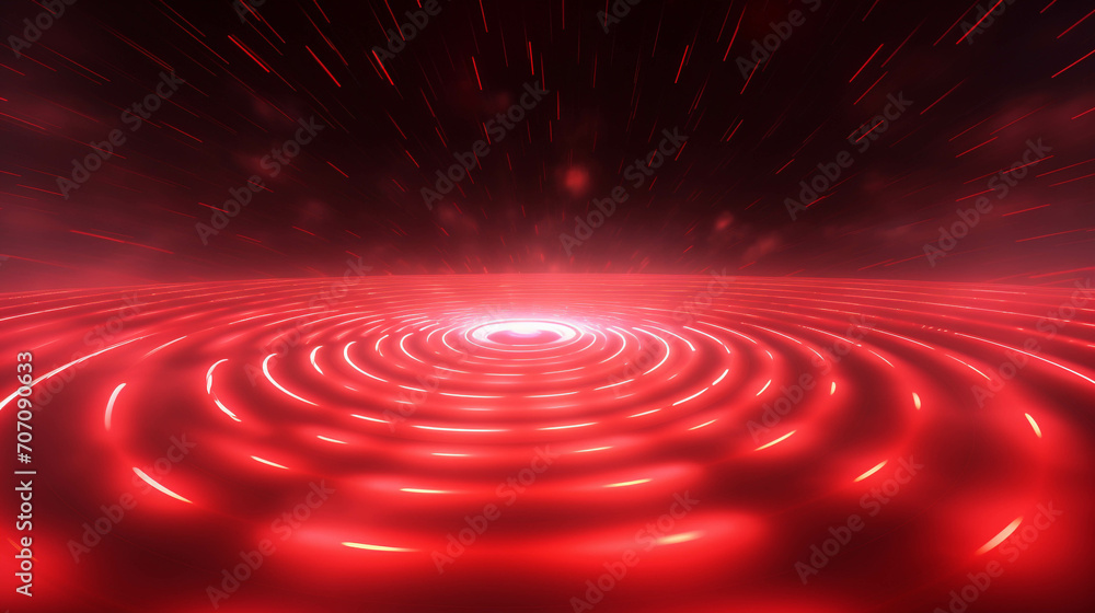 Poster red circle pattern background image.