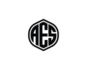 AES LOGO DESIGN VECTOR TEMPLATE