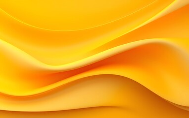 golden yellow mustard abstract 3D fluid circle background. generative ai