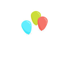 flying helium balloons