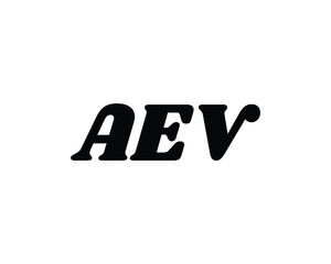 AEV LOGO DESIGN VECTOR TEMPLATE
