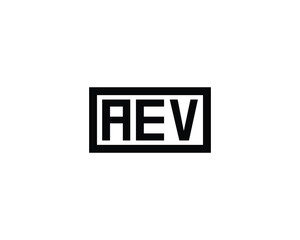 Obraz premium AEV LOGO DESIGN VECTOR TEMPLATE