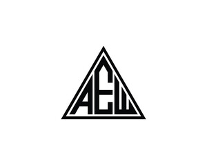 AEW LOGO DESIGN VECTOR TEMPLATE