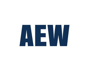 AEW LOGO DESIGN VECTOR TEMPLATE