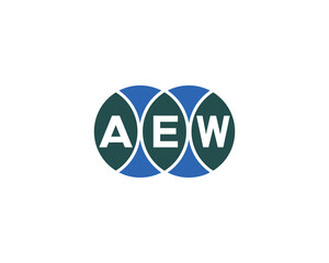 AEW LOGO DESIGN VECTOR TEMPLATE