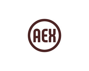 AEX LOGO DESIGN VECTOR TEMPLATE