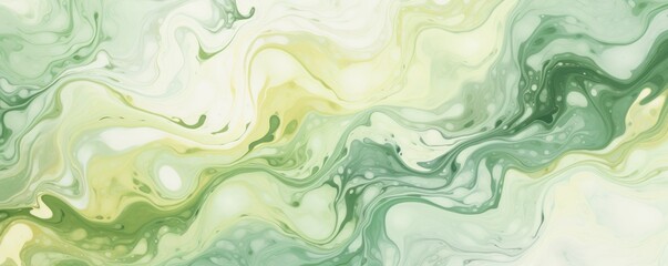 Fototapeta na wymiar Pastel olive seamless marble pattern with psychedelic swirls 