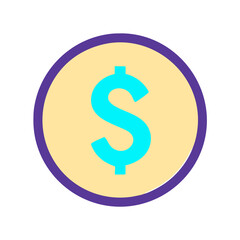 dollar sign icon	