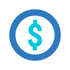 Obraz premium dollar sign icon 