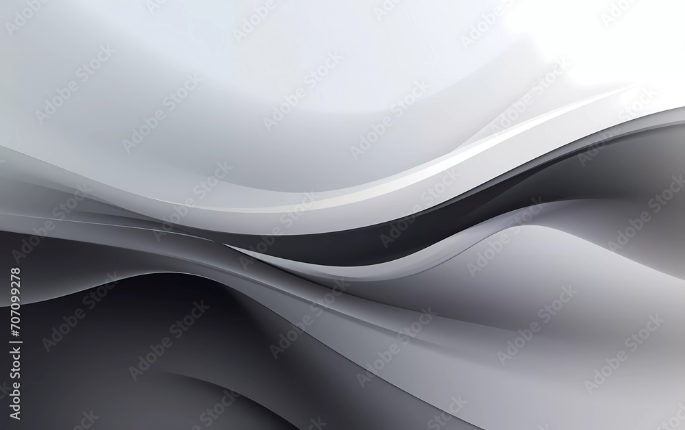 Aufkleber abstract gray background poster with dynamic. generative ai