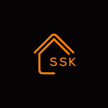 SSK Letter logo design template vector. SSK Business abstract connection vector logo. SSK icon circle logotype.
