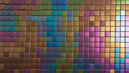 colorful anodized steel tiles