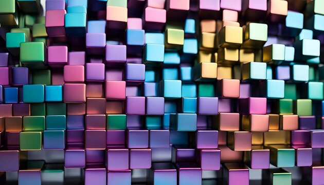 rainbow anodized steel blocks