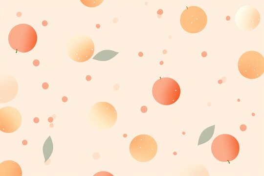 Peach repeated soft pastel color vector art pointed 