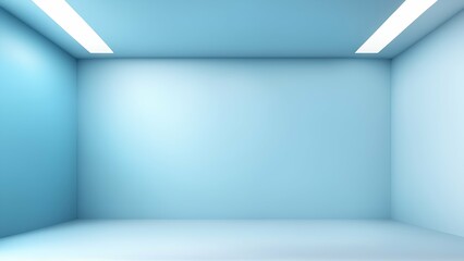 Fototapeta premium empty white room with wall