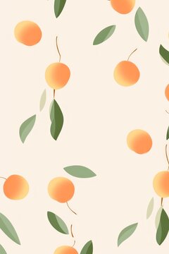 Peach repeated soft pastel color vector art pointed