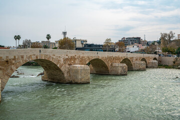 The Stone Bridge or Silifke Bridge is a historical bridge over Göksu River (Calycadnus of the antiquity) in Mersin, Turkey. 