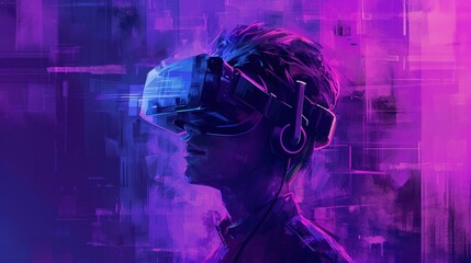 Virtual Reality: VR Headset and conceptual metaphors of Immersion and Experience