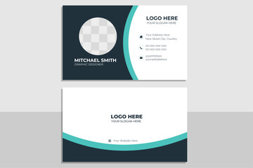 Creative and modern business card template.
