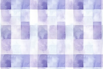 Periwinkle vintage checkered watercolor background. 