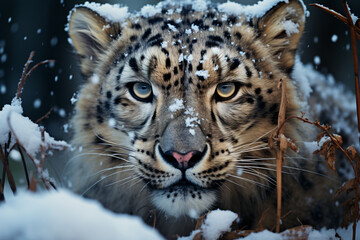 animal Snow Leopard