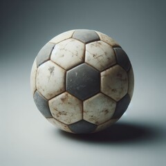 old soccer ball
