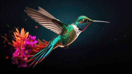 Obraz premium hummingbird in flight