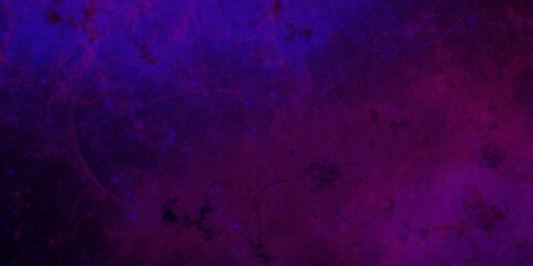 space background blue and purple on a black background. Beautiful Abstract Grunge Decorative Stucco Wall Background. abstract space nebula on black background . Geometric pattern and vintage grunge .