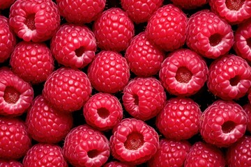 Raspberry repeated circle pattern