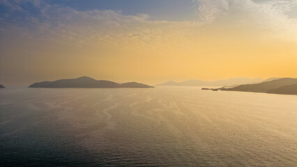 the shore of Nim Shue Wan, hong kong Jan 6 2024
