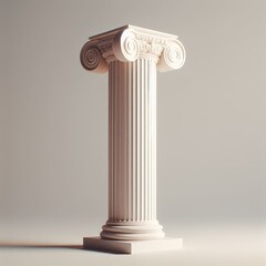 column isolated on white
